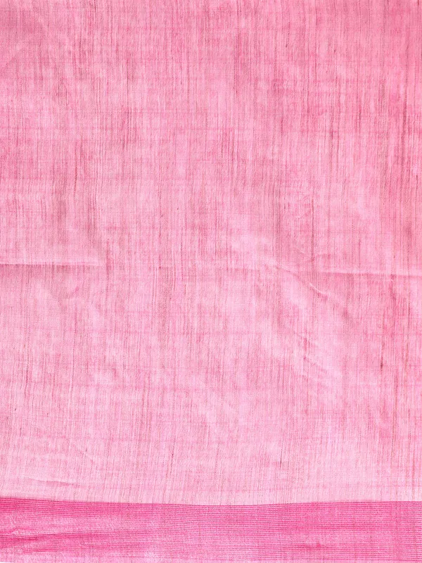 Pink_colour_Silk_Blend_Saree_for_Women