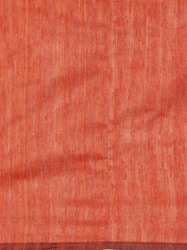 Peach_colour_Silk_Blend_Saree_for_Women