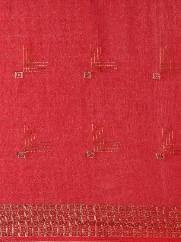 Red_colour_Silk_Blend_Saree_for_Women