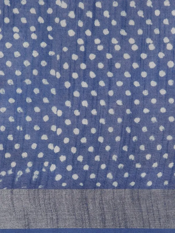 Blue_colour_Pure_Cotton_Saree_for_Women