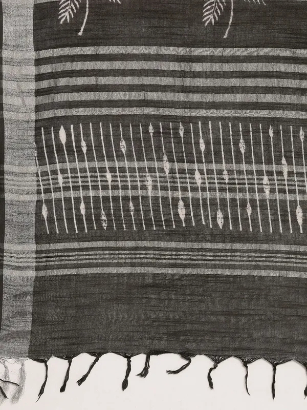 Black_colour_Pure_Cotton_Saree_for_Women