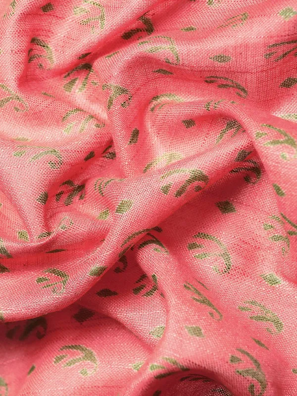 Orange_colour_Pure_Cotton_Saree_for_Women