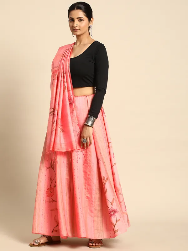Pink_colour_Silk_Blend_Saree_for_Women