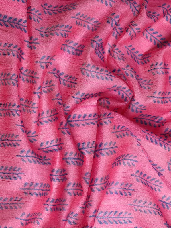 Pink_colour_Silk_Blend_Saree_for_Women