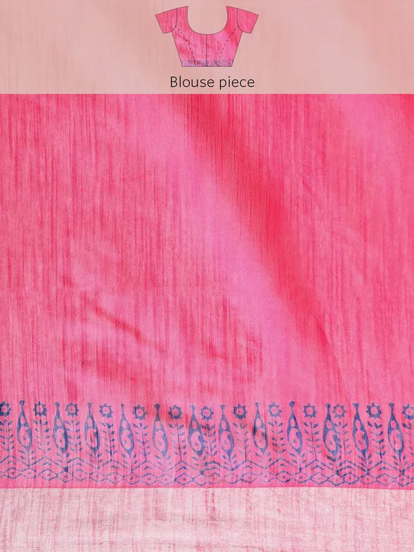 Pink_colour_Silk_Blend_Saree_for_Women