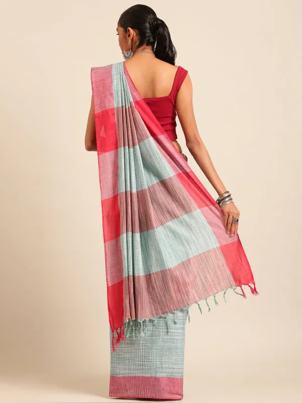 Blue_colour_Pure_Cotton_Saree_for_Women