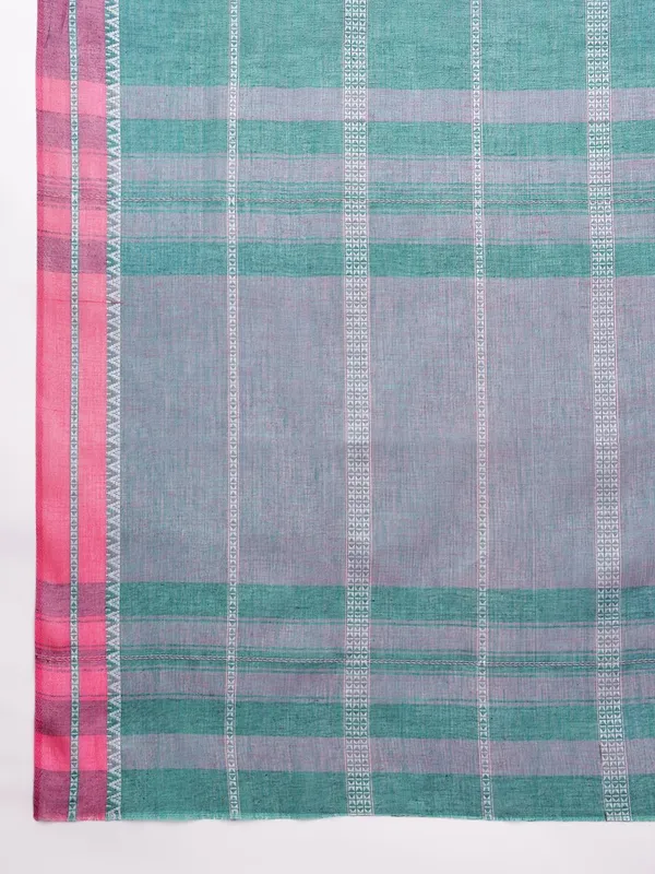 Blue_colour_Pure_Cotton_Saree_for_Women