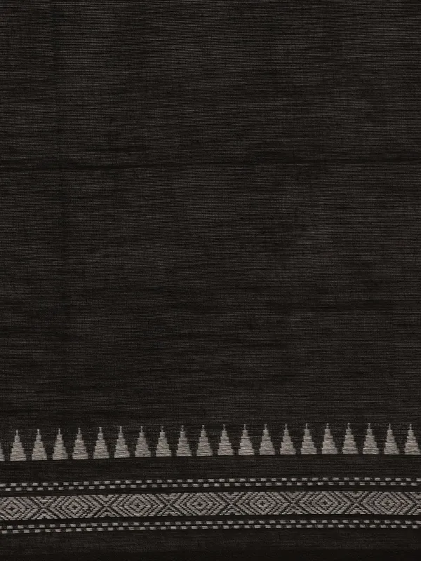 Black_colour_Pure_Cotton_Saree_for_Women