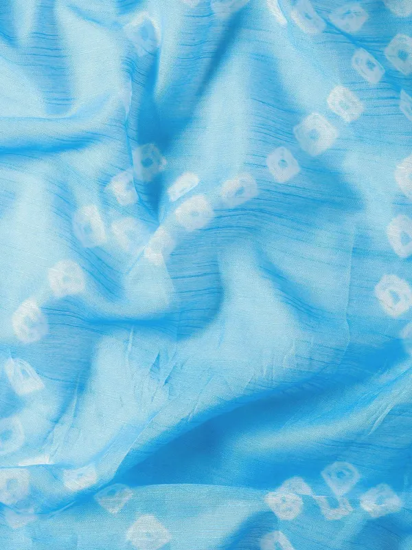 Blue_colour_Silk_Blend_Saree_for_Women