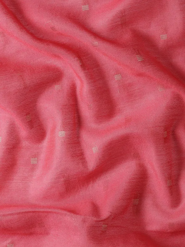 Peach_colour_Silk_Blend_Saree_for_Women
