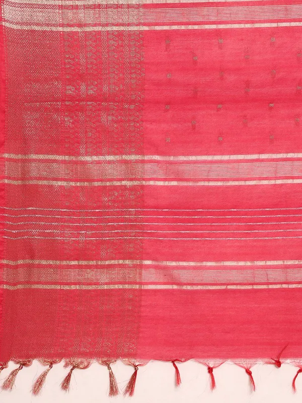 Peach_colour_Silk_Blend_Saree_for_Women