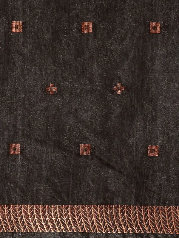 Black_colour_Silk_Blend_Saree_for_Women