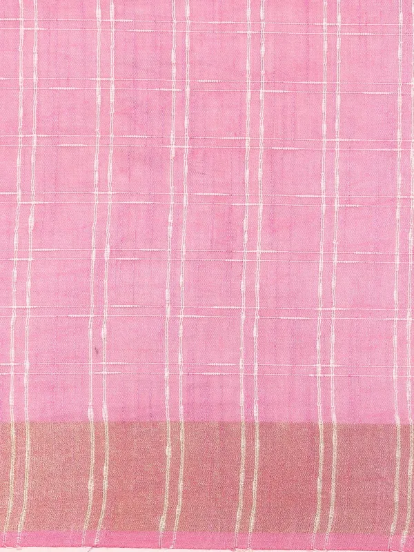 Pink_colour_Silk_Blend_Saree_for_Women
