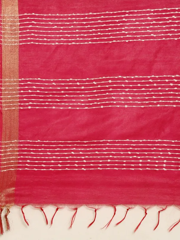Pink_colour_Silk_Blend_Saree_for_Women