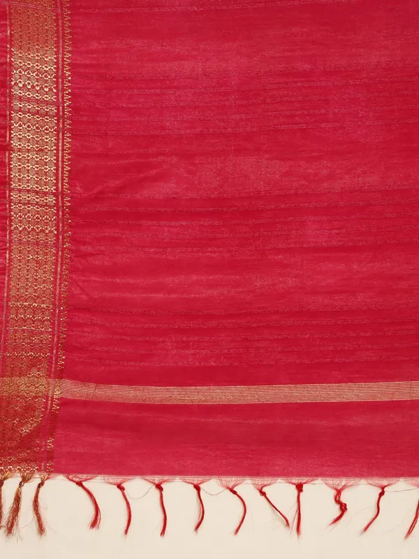 Pink_colour_Silk_Blend_Saree_for_Women