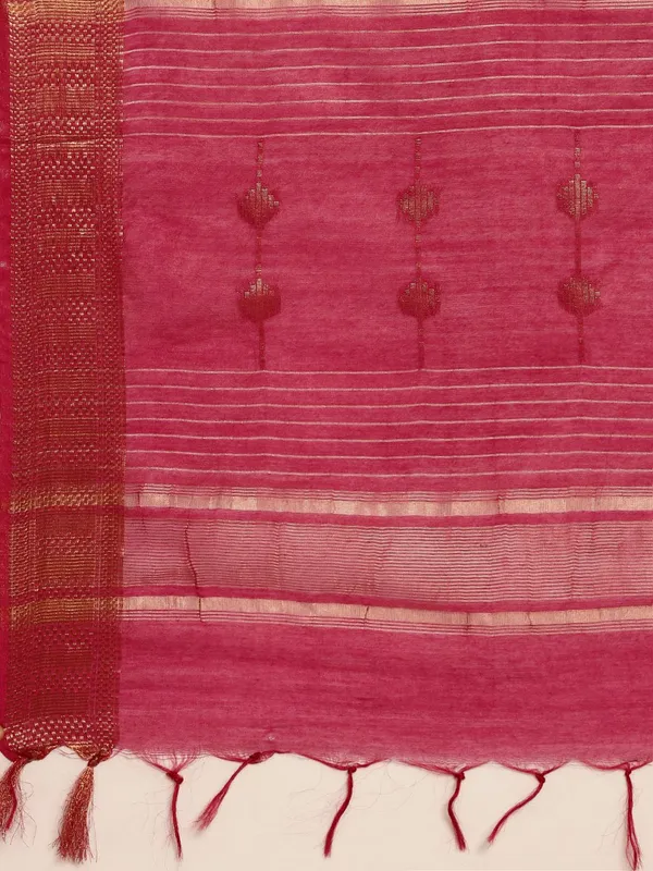 Purple_colour_Silk_Blend_Saree_for_Women
