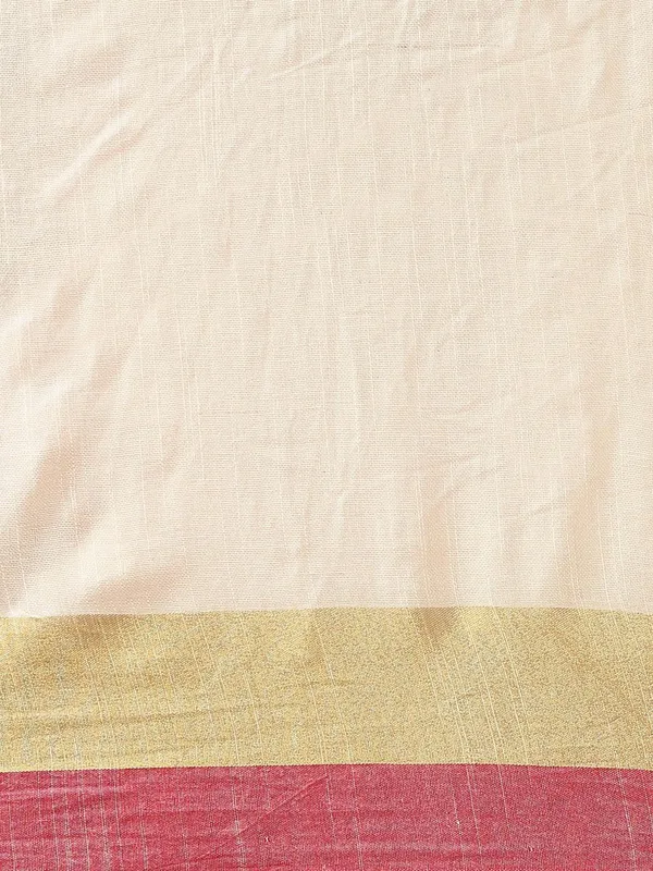 White_colour_Pure_Cotton_Saree_for_Women