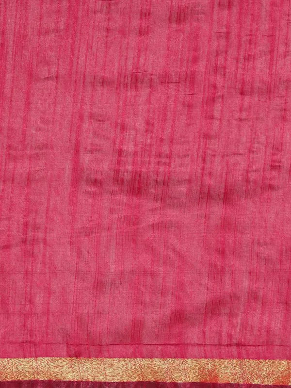 Pink_colour_Silk_Blend_Saree_for_Women