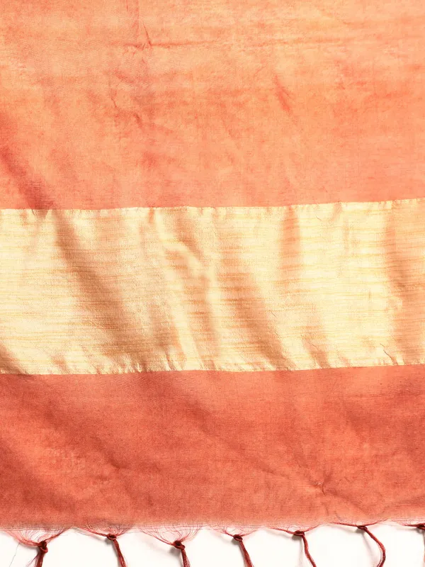 Brown_colour_Silk_Blend_Saree_for_Women