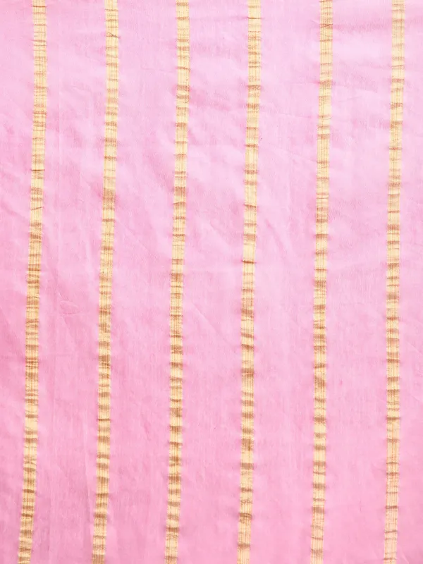 Pink_colour_Silk_Blend_Saree_for_Women