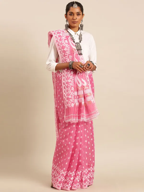 Pink_colour_Silk_Cotton_Saree_for_Women