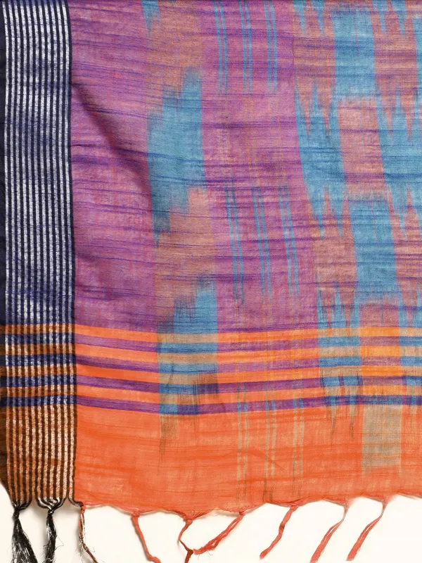 Orange_colour_Pure_Cotton_Saree_for_Women
