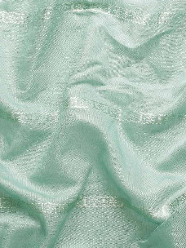 Sea_Green_colour_Silk_Blend_Saree_for_Women