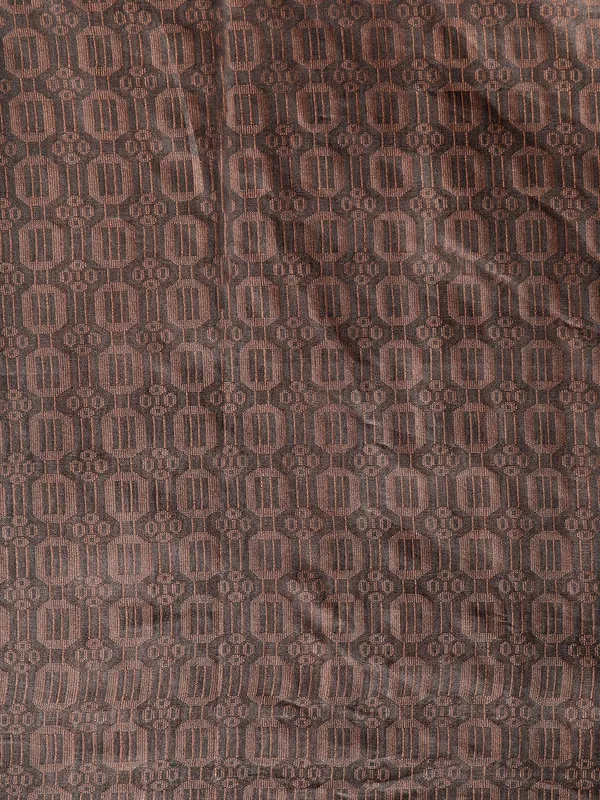 Grey_colour_Silk_Blend_Saree_for_Women