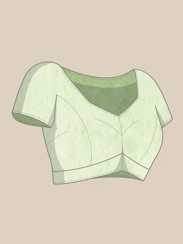 Green_colour_Silk_Blend_Saree_for_Women