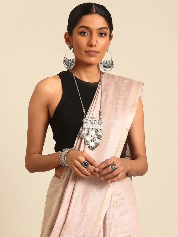 Mauve_colour_Silk_Blend_Saree_for_Women