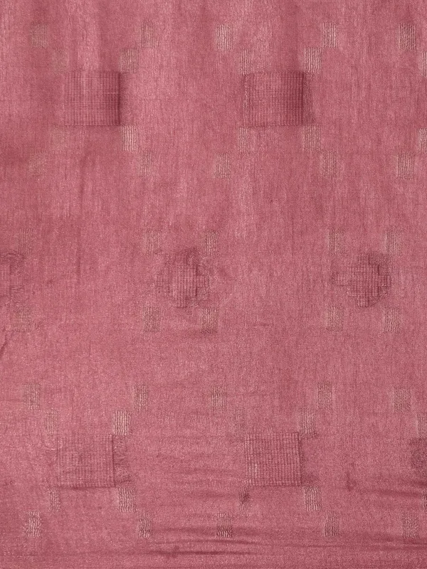Pink_colour_Silk_Blend_Saree_for_Women