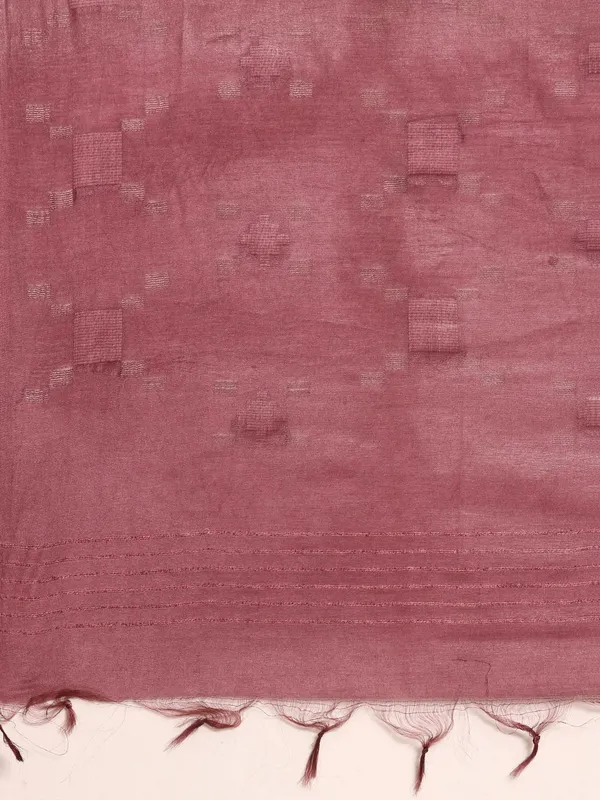 Pink_colour_Silk_Blend_Saree_for_Women