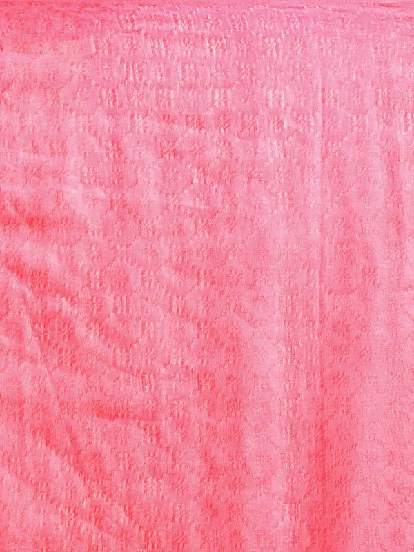 Pink_colour_Silk_Blend_Saree_for_Women