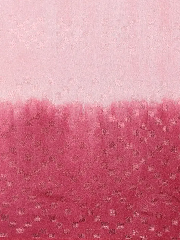 Pink_colour_Silk_Blend_Saree_for_Women
