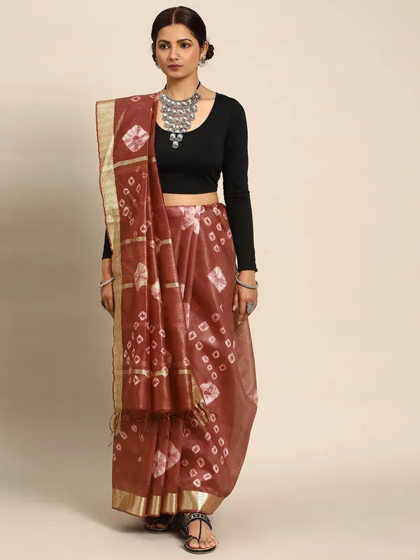Maroon_colour_Pure_Silk_Saree_for_Women