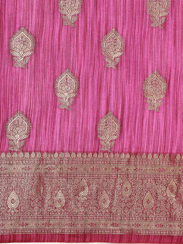 Purple_colour_Silk_Blend_Saree_for_Women