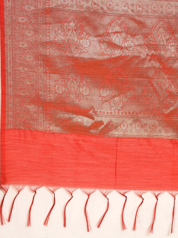 Red_colour_Silk_Blend_Saree_for_Women
