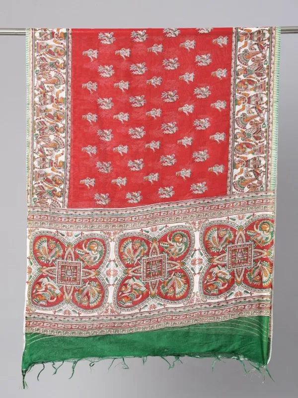 Green_colour_Silk_Blend_Dupatta_for_Women