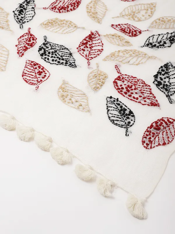 Off_White_Linen_Stoles_For_Women