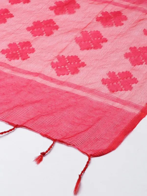 Pink_colour_Silk_Blend_Dupatta_for_Women