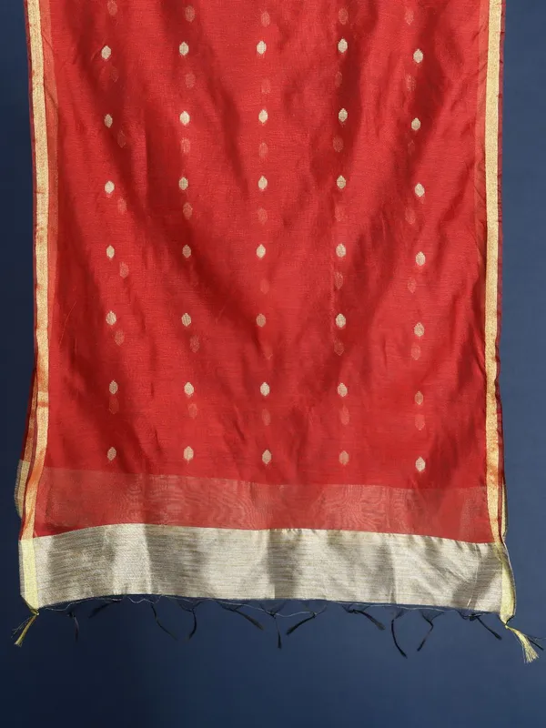 Red_colour_Silk_Blend_Dupatta_for_Women