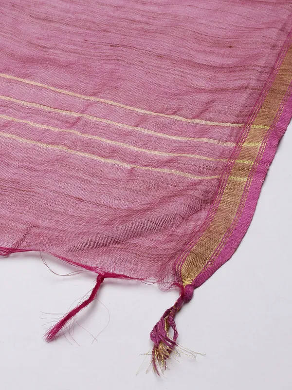 Purple_colour_Silk_Blend_Dupatta_for_Women