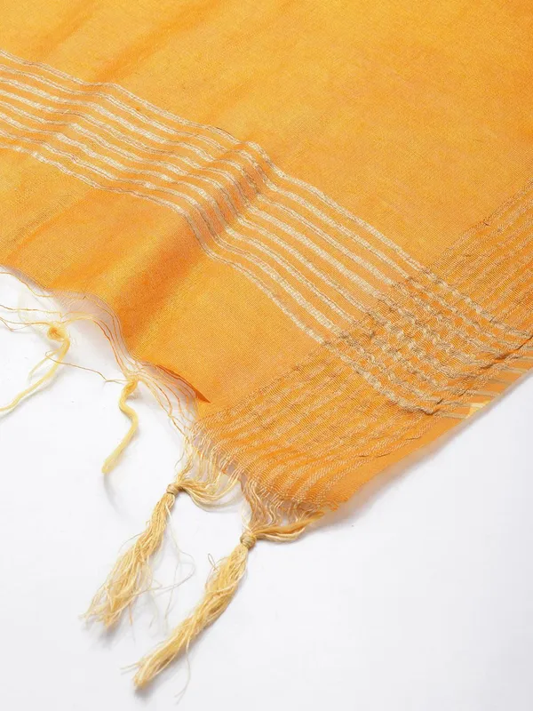 Yellow_colour_Silk_Blend_Dupatta_for_Women