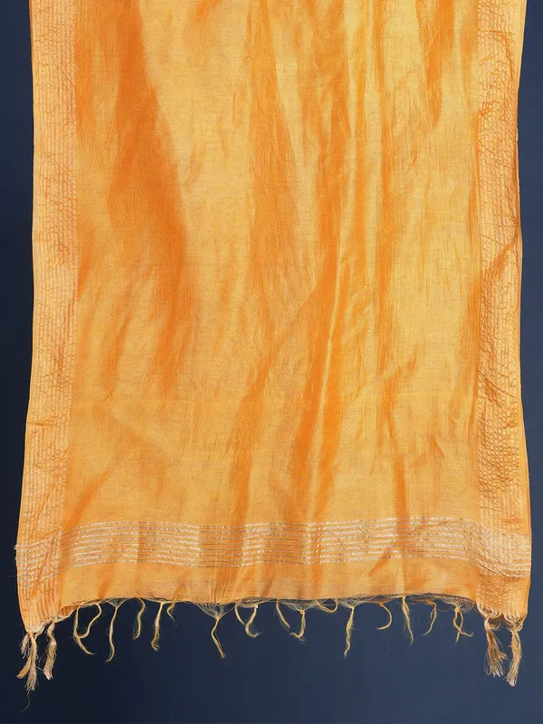 Yellow_colour_Silk_Blend_Dupatta_for_Women
