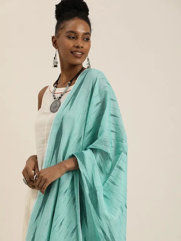 Green_colour_Cotton_Dupatta_for_Women