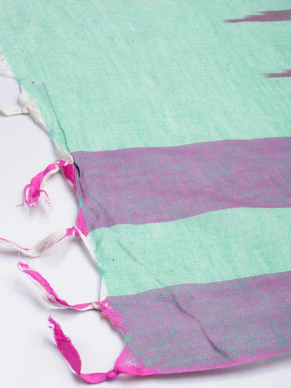 Green_colour_Pure_Cotton_Dupatta_for_Women