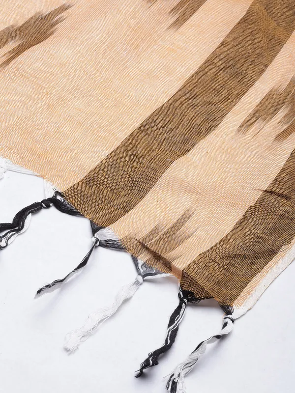 Peach_colour_Pure_Cotton_Dupatta_for_Women