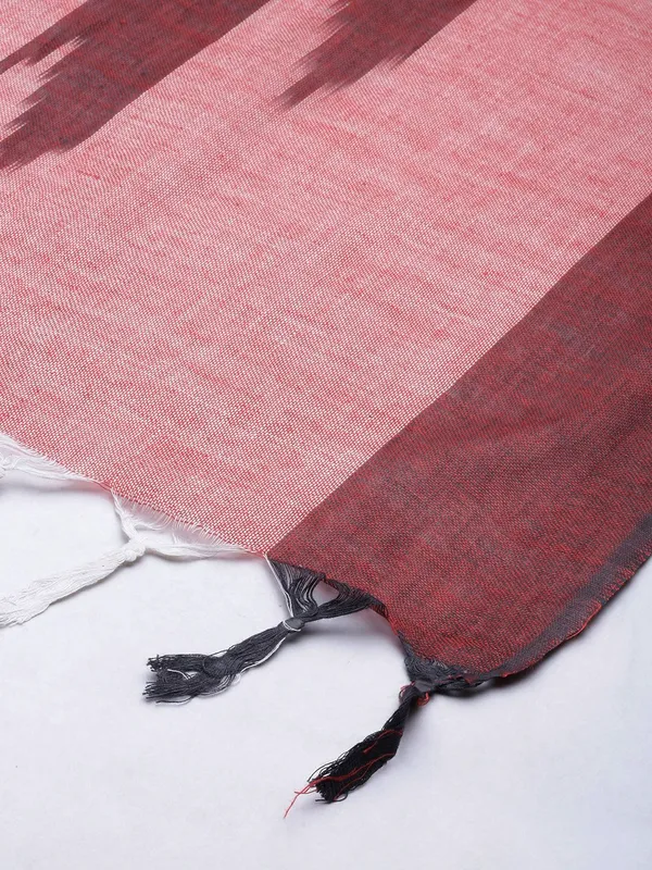 Burgundy_colour_Pure_Cotton_Dupatta_for_Women