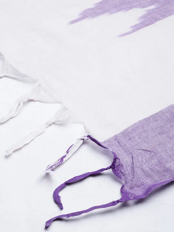 White_colour_Pure_Cotton_Dupatta_for_Women