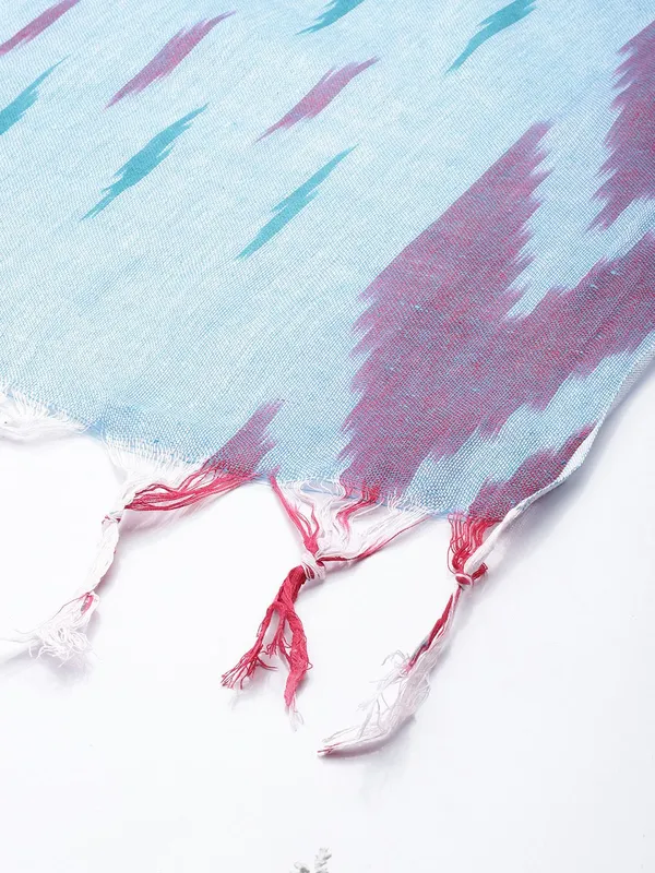 Blue_colour_Pure_Cotton_Dupatta_for_Women